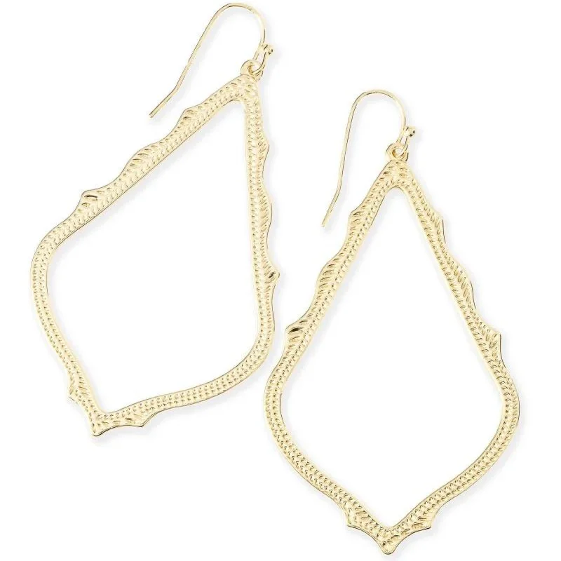 Sleek platinum drop earrings for luxurious subtle shine -Kendra Scott | Sophee Drop Earrings in Gold