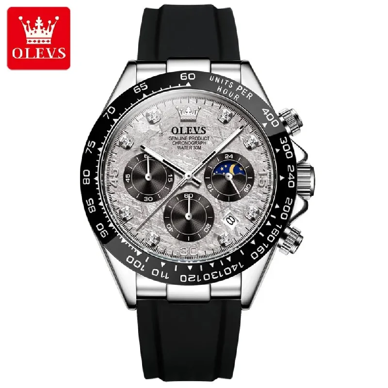 Bold men's watches with oversized faces and large numerals for a statement-making accessory -Luxury Men Watch Quartz Man Watches Waterproof Luminous Top Brand Watch for Men Date Chronograph Sport Wristwatch