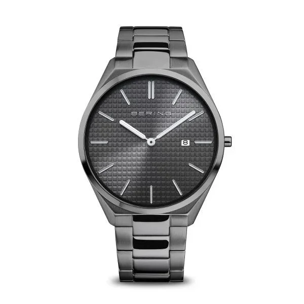 Unique men's watches with multi-colored faces and artistic designs for statement pieces -Bering Men's Ultra Slim Watch