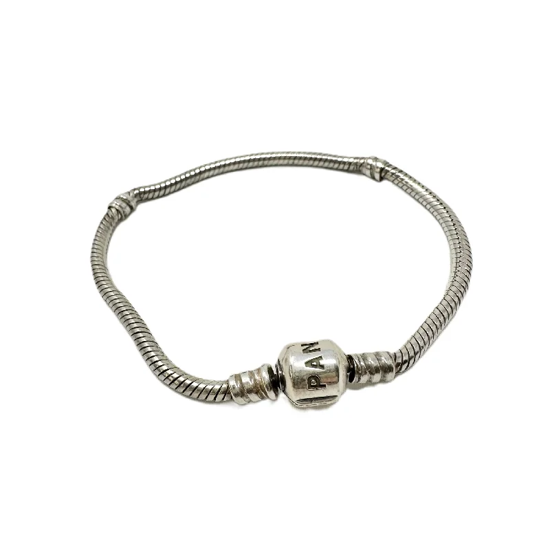 Polished nickel bangles for affordable shiny wear -Bracelet Chain By Pandora, Size: 7