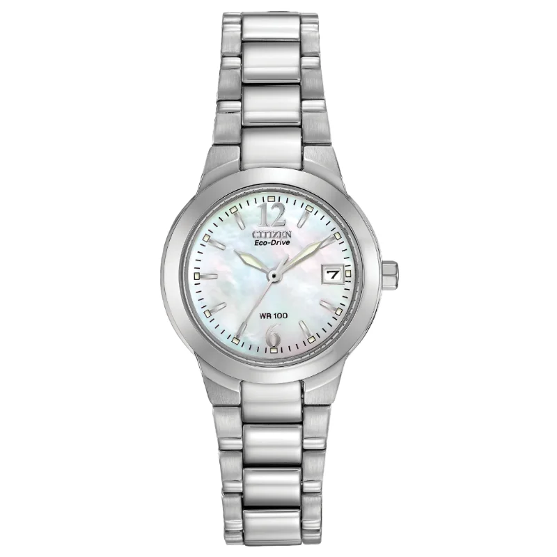 Fashionable men's watches with minimalist leather straps for a casual yet stylish appearance -Citizen Eco-Drive Chandler Women's Watch