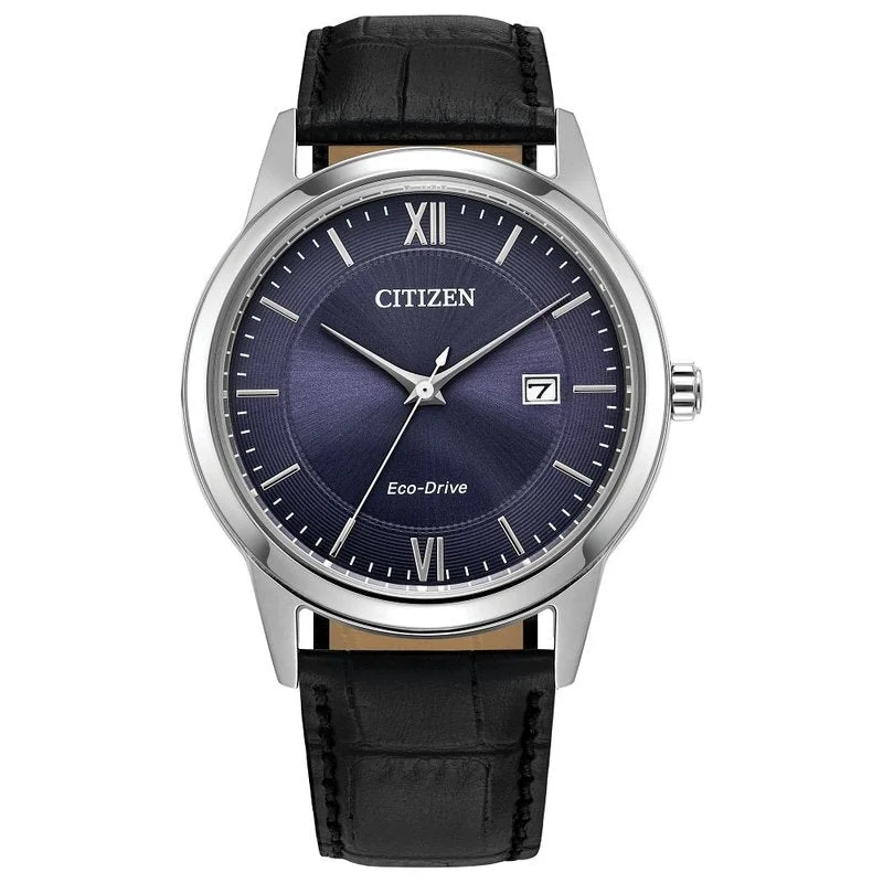 Elegant men's watches with leather straps and clean faces for formal events and workwear -Citizen Eco-Drive Classic Dress Men's Watch