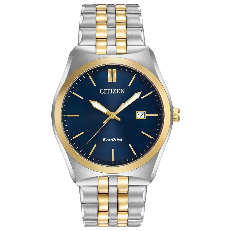 Bold men's watches with oversized faces and large numerals for a statement-making accessory -Citizen Eco-Drive Corso Dress Men's Watch