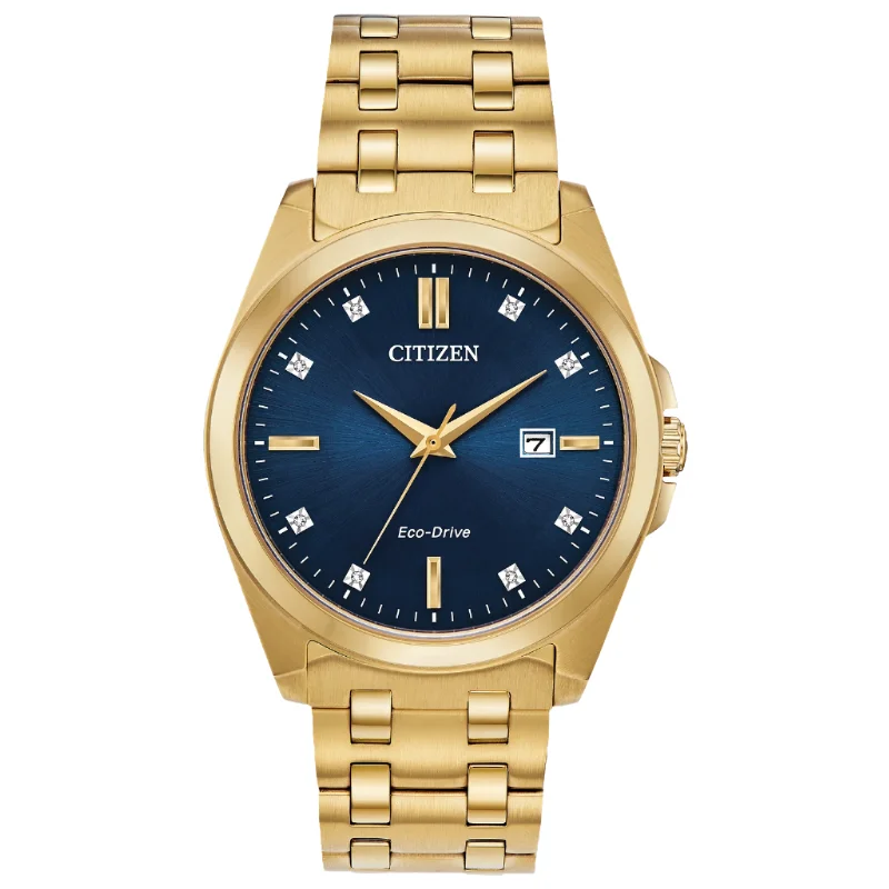 Classic men's watches with a two-tone design and polished steel finish for elegance and sophistication -Citizen Eco-Drive Peyten Dress Men's Watch