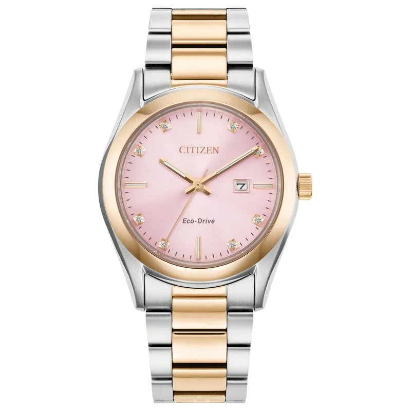 Men's wristwatches with minimalist designs and slim profiles for a sleek, modern look -Citizen Sport Luxury Eco Women's Watch