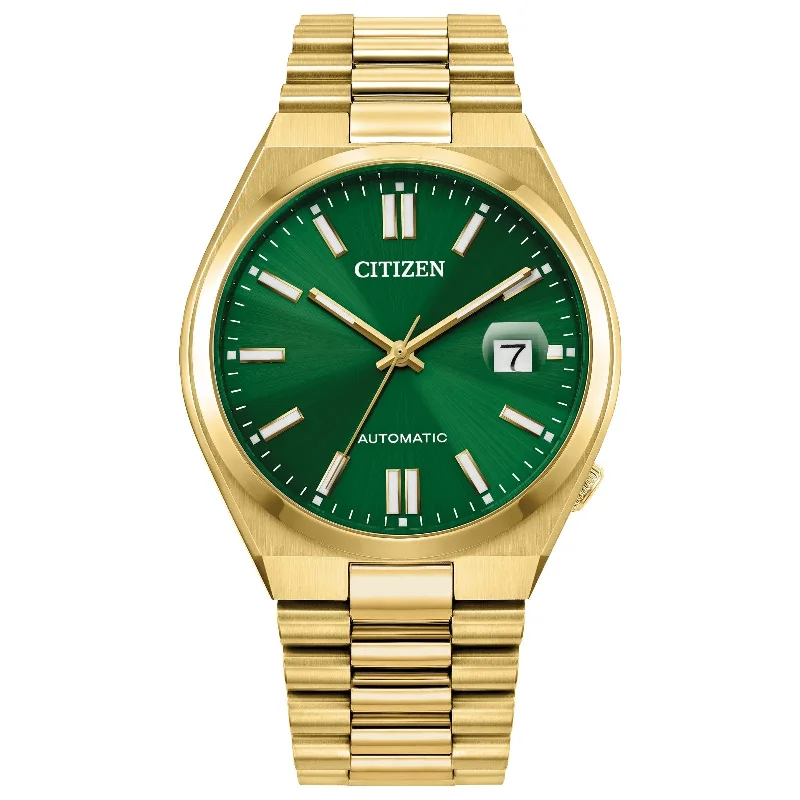 Men's wristwatches with minimalist designs and slim profiles for a sleek, modern look -Citizen Tsuyosa Automatic Men's Watch