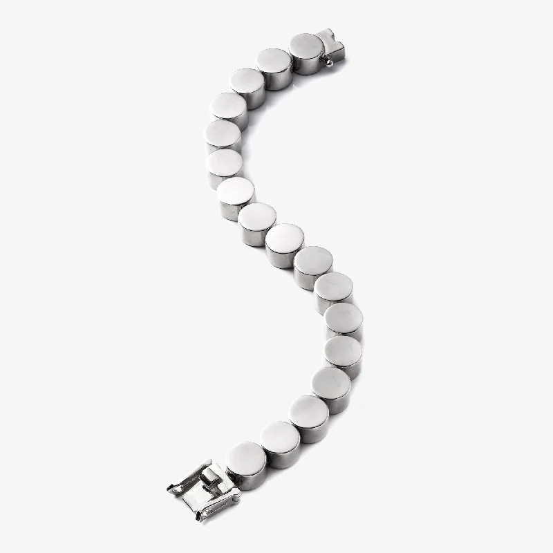 Sleek infinity bracelets symbolizing endless possibilities -CYLINDER BRACELET