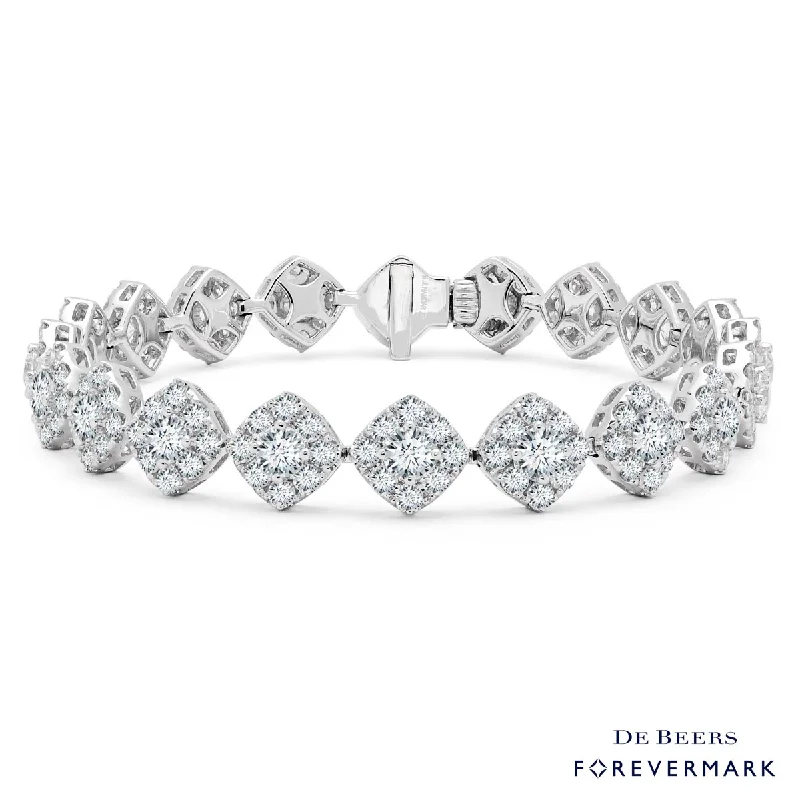 Regal emerald bracelets for luxurious green elegance -Forevermark Diamond Center of My Universe Bracelet in 18kt White Gold (8 1/3ct tw)