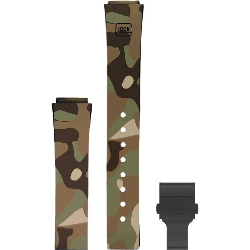 Rugged men's watches with shockproof features for those who need toughness and reliability -Glock Desert Camo 22MM Watch Band