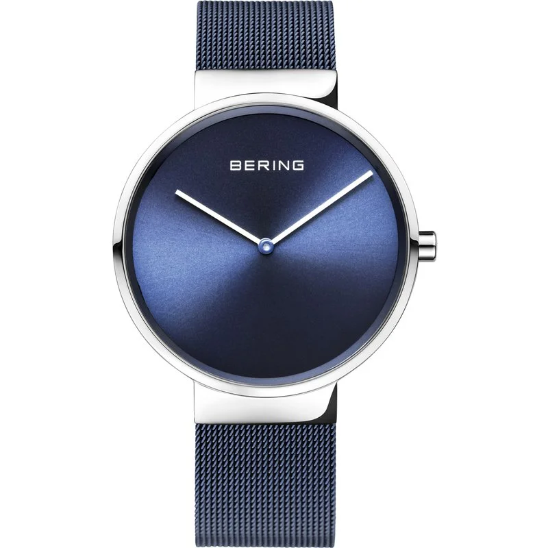 Rugged men's watches with shockproof features for those who need toughness and reliability -Bering Men's Blue Dial Watch