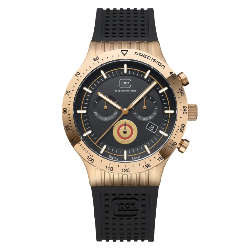 Luxury men's watches with Swiss movements for high-quality craftsmanship and accuracy -Glock Mens Precision Watch