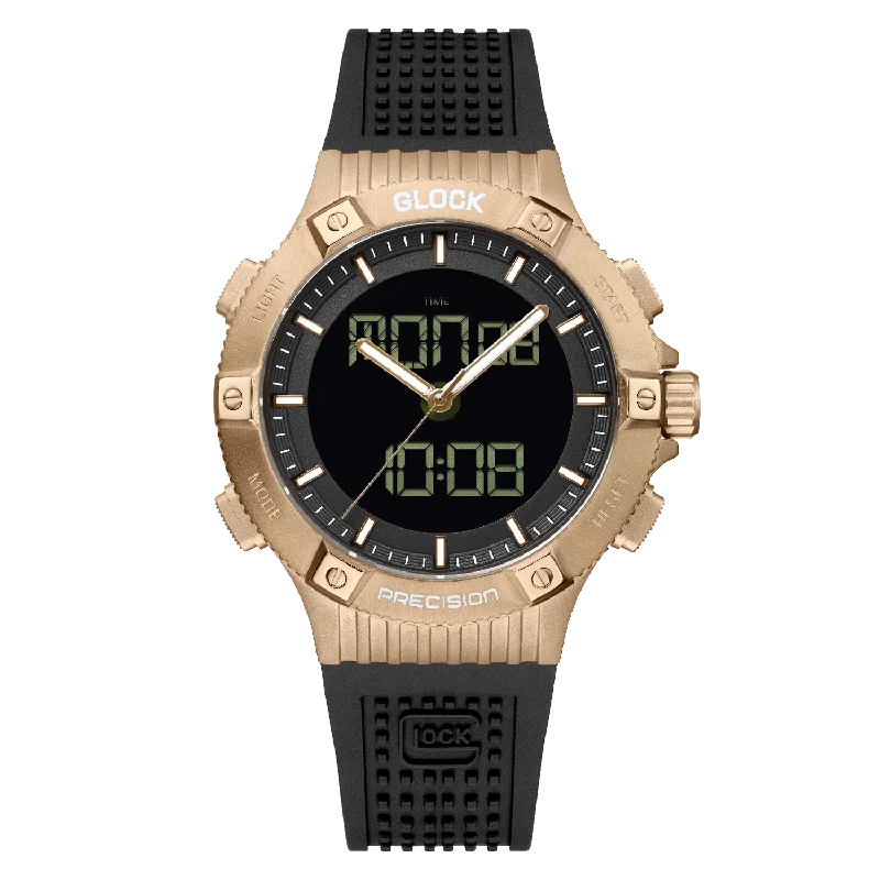 Sleek men's watches with titanium cases for lightweight, corrosion-resistant, and modern style -Glock Mens Precision Watch