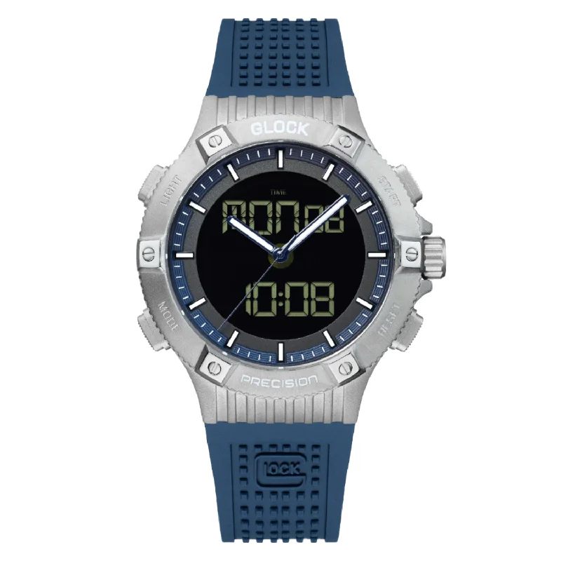 Men's military watches with tactical designs and rugged durability for active outdoor use -Glock Mens Precision Watch