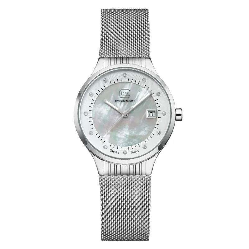 Men's watches with classic designs and gold-tone finishes for a refined and fashionable look -Glock Womens Precision Watch