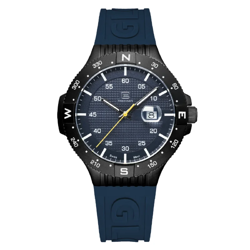 Minimalist men's watches with clean, sleek faces for a modern and sophisticated look -Glock Mens Precision Watch