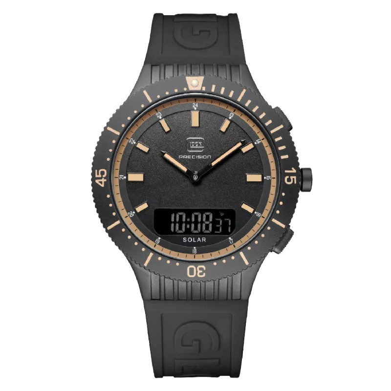 Men's watches with titanium bands and scratch-resistant sapphire crystals for durability -Glock Mens Precision Watch