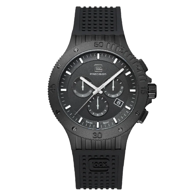 Digital men's watches with multifunctional screens and advanced technology for ultimate convenience -Glock Mens Precision Watch