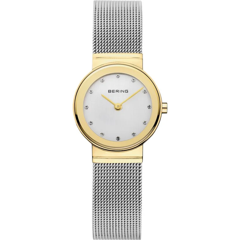 Men's watches with classic leather straps and stainless steel cases for a sophisticated appearance -Bering Women's  Two Tone Watch