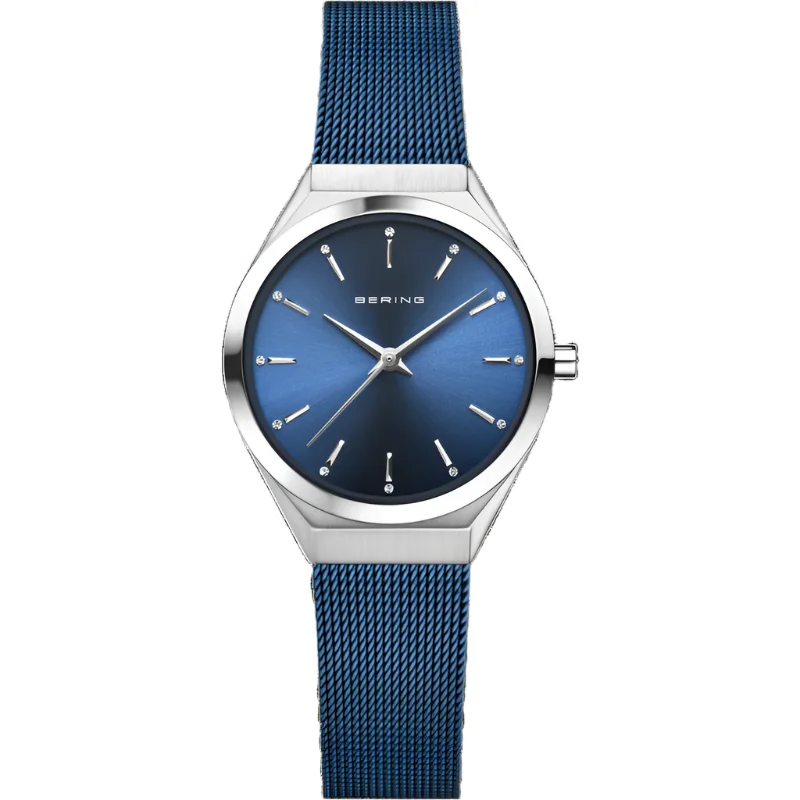 Digital men's watches with multifunctional screens and advanced technology for ultimate convenience -Bering Women's  Ultra Slim Blue Dial Watch