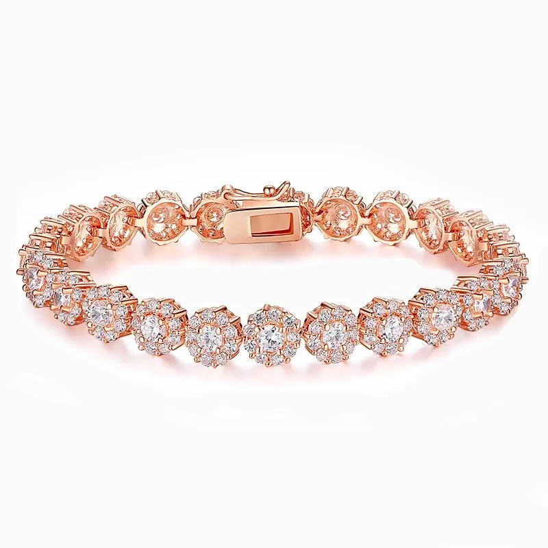 Subtle moonstone bracelets for soft lunar elegance -Verano Moments Rose Gold Bracelet