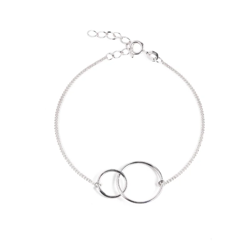 Durable steel bangles for tough everyday wear -Sister Silver Bracelet