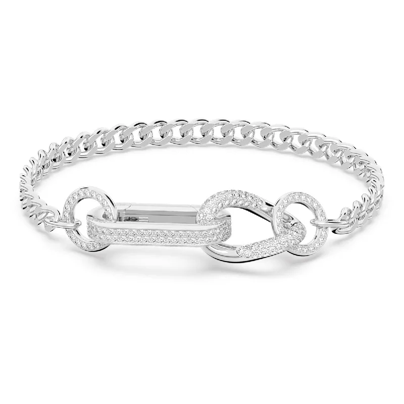 Engraved initial bangles making thoughtful gift ideas -Swarovski Crystal Dextera Link Bracelet