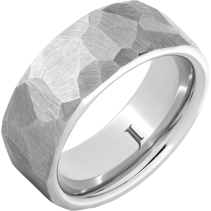 Pure pearl gemstone rings for timeless grace -The Chisel – Serinium® Hand Carved Ring