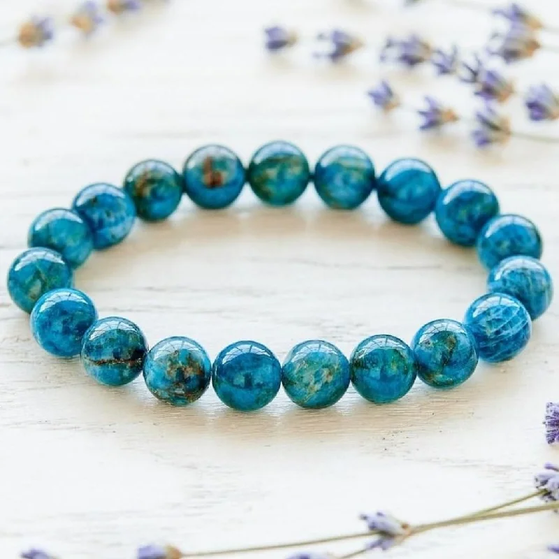 Shimmering kyanite bangles with calming blue sway -Ultimate Protection Bracelet