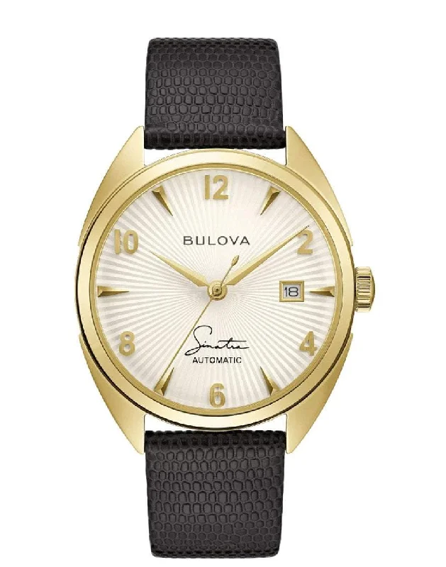 Men's dive watches with rotating bezels and luminous hands for underwater adventurers and divers -Bulova-Bulova Fly Me To The Moon White Dial Automatic Watch 97B196