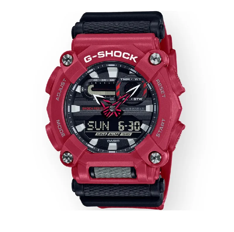 Men's watches with solar-powered technology for environmentally friendly and sustainable timekeeping -G-Shock-G Shock Analog-Digital Watch GA900-4A