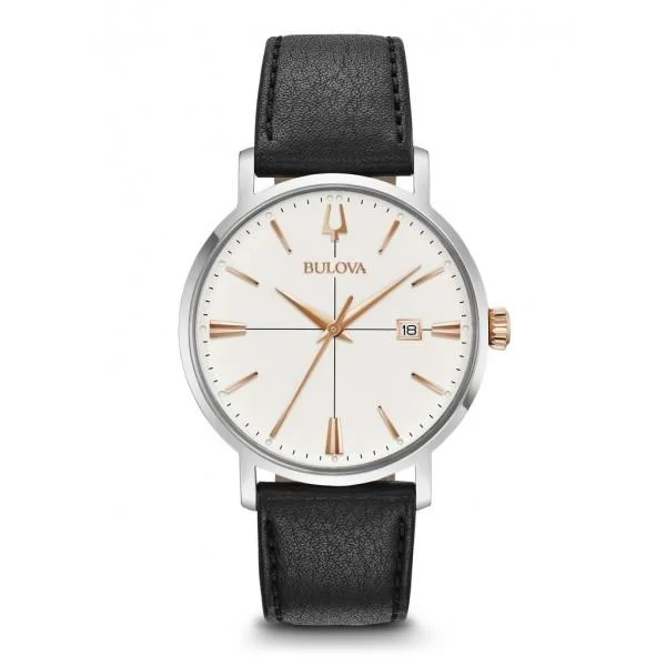 Men's watches with interchangeable bezels for a versatile design that fits any occasion -BULOVA MEN'S CLASSIC WATCH 98B254