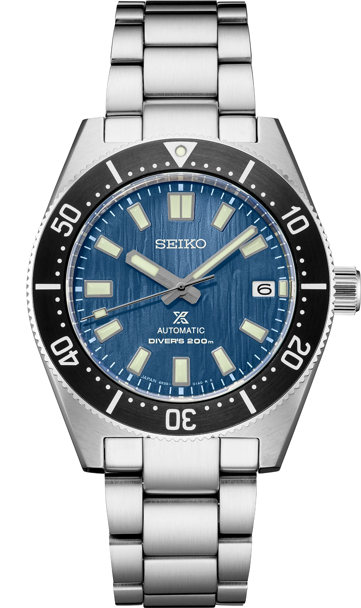 Luxury men's watches with diamond-encrusted bezels for an extravagant, show-stopping accessory look -Seiko Prospex 1965 Diver's Watch Re-interpretation Save the Ocean Special Edition SPB297