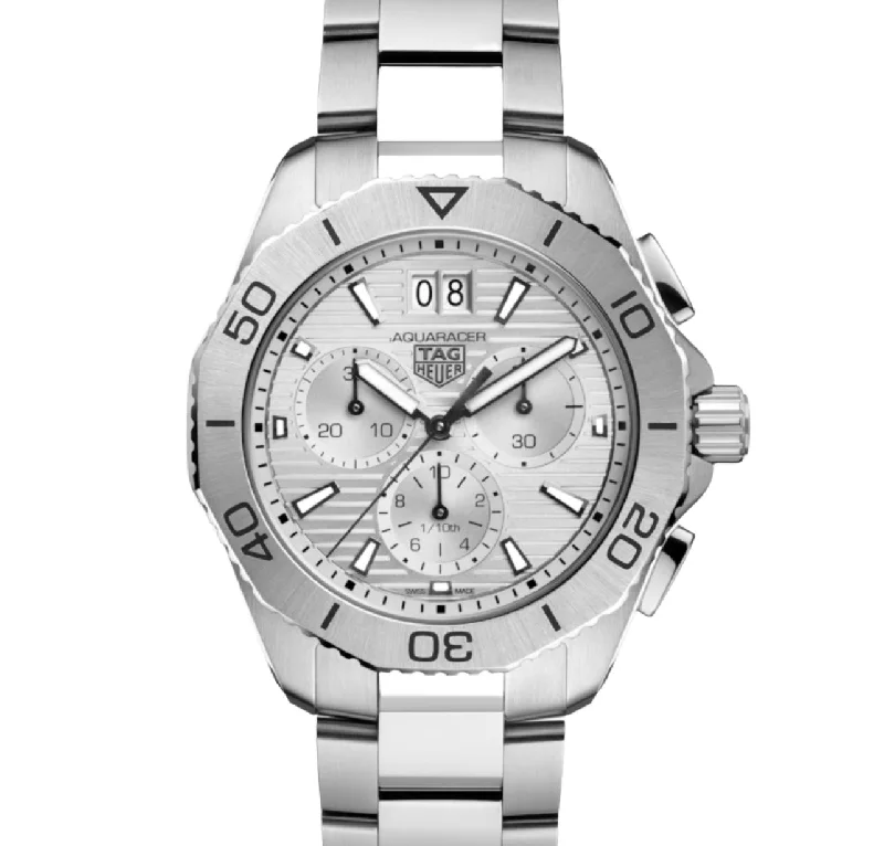 Men's wristwatches with minimalist designs and slim profiles for a sleek, modern look -TAG HEUER-AQUARACER PROFESSIONAL 200 DATE Quartz Watch - Diameter 40 mm CBP1111.BA0627