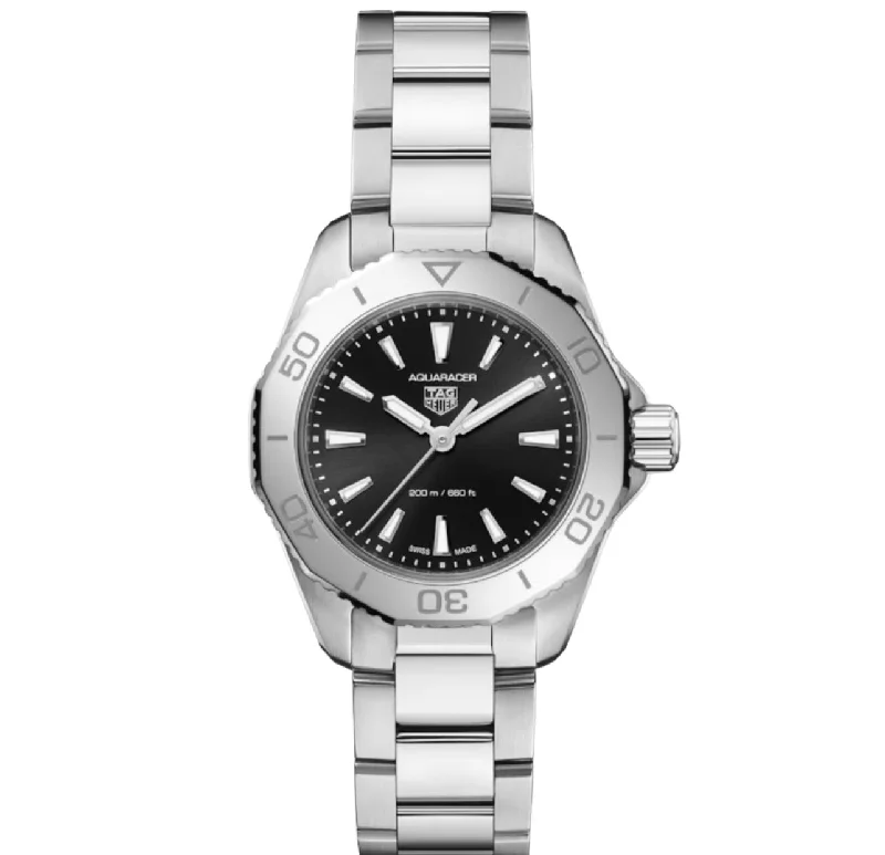 Elegant men's watches with automatic movements for a high-end mechanical watch experience -TAG HEUER-AQUARACER PROFESSIONAL 200 Quartz Watch - Diameter 30 mm WBP1410.BA0622