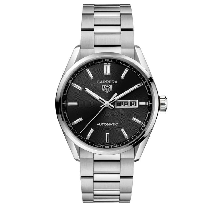 Men's watches with intricate detailing on the dials for a luxurious and stylish finish -TAG HEUER-CARRERA Automatic Watch - Diameter 41 mm WBN2010.BA0640