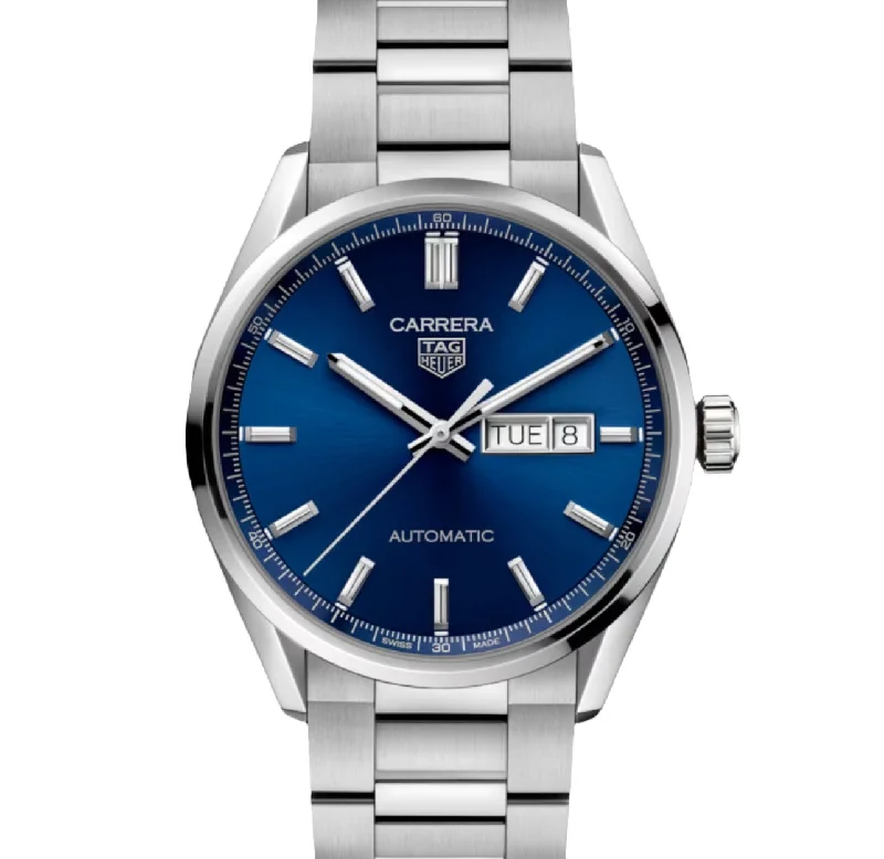 Men's watches with high-performance features like water resistance and scratch-resistant sapphire glass -TAG HEUER-CARRERA Automatic Watch - Diameter 41 mm WBN2012.BA0640